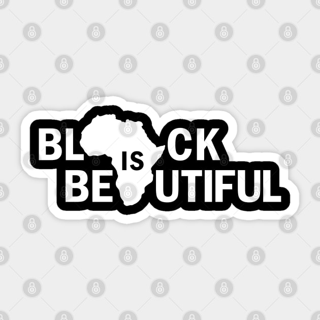 Black Is Beautiful, African American, Black Lives Matter, Black Power Sticker by UrbanLifeApparel